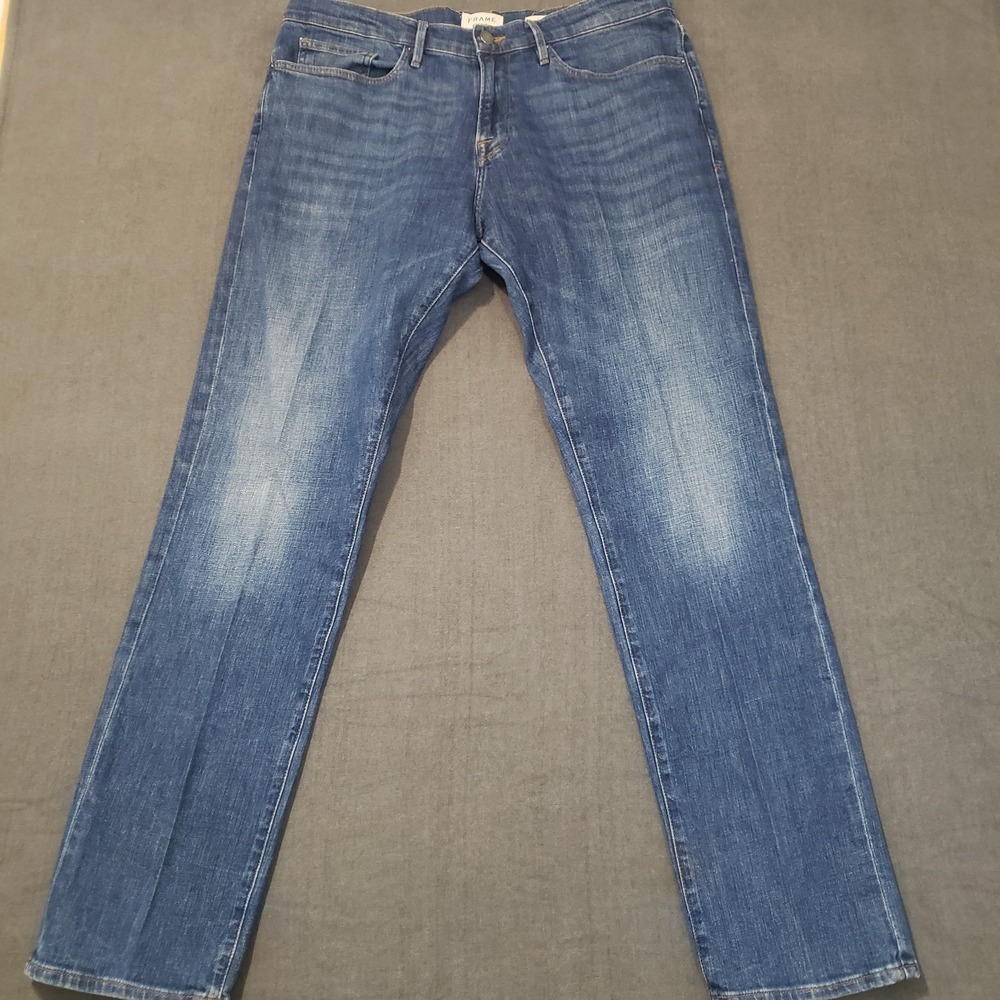 Frame Denim Jeans Mens Size 32x33 L'Homme‎ Skinny